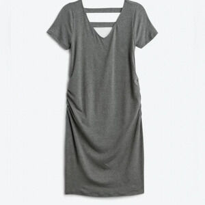 FULL MOON SOPHY MATERNITY BACK DETAIL KNIT DRESS